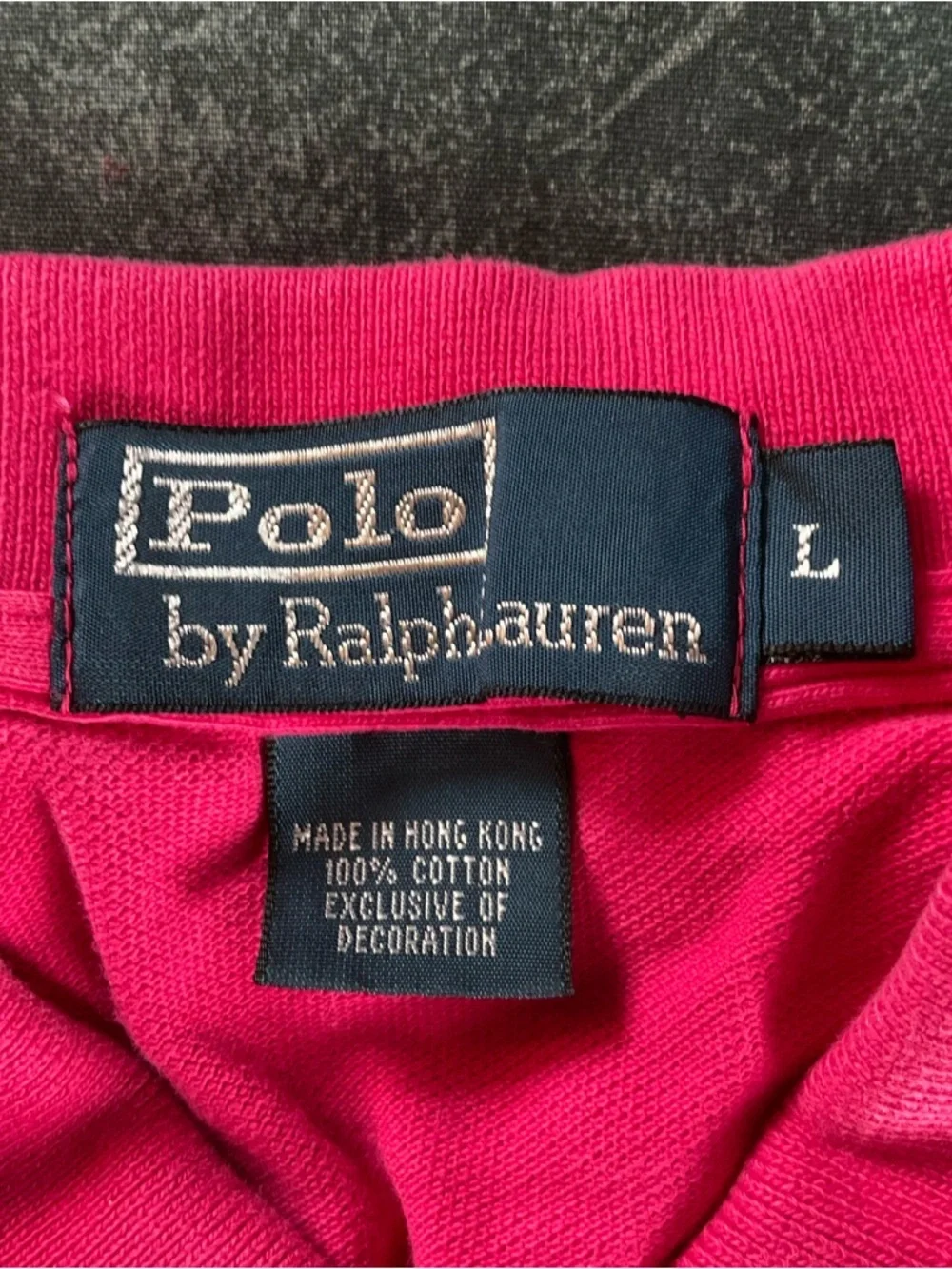 Vintage Polo Ralph Lauren Shirt Pink Short Sleeve Pony Men’s L Preppy Heritage